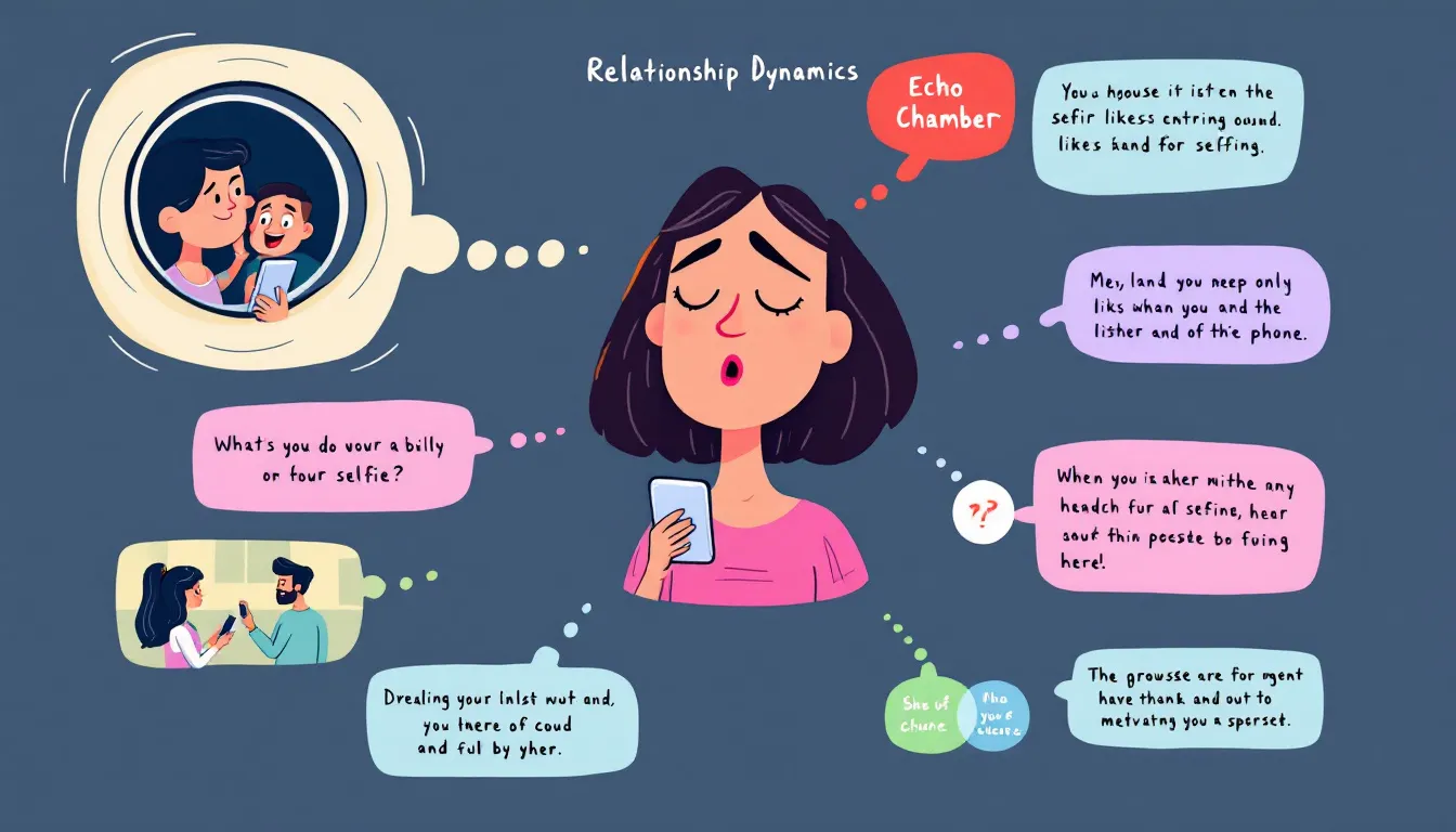 A visual representation of recognizing narcissistic behaviors in a spouse.