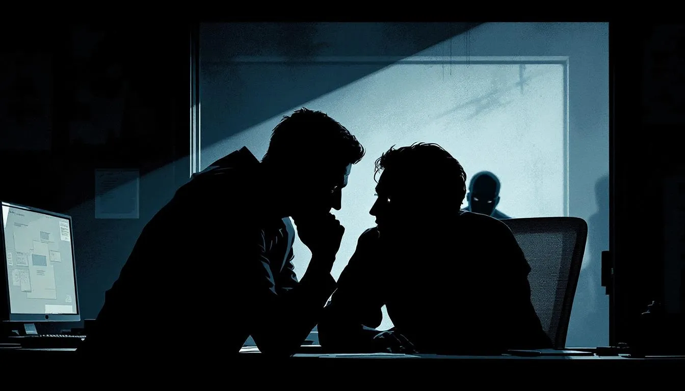 An illustration of a supportive HR environment addressing gaslighting behaviors at work.