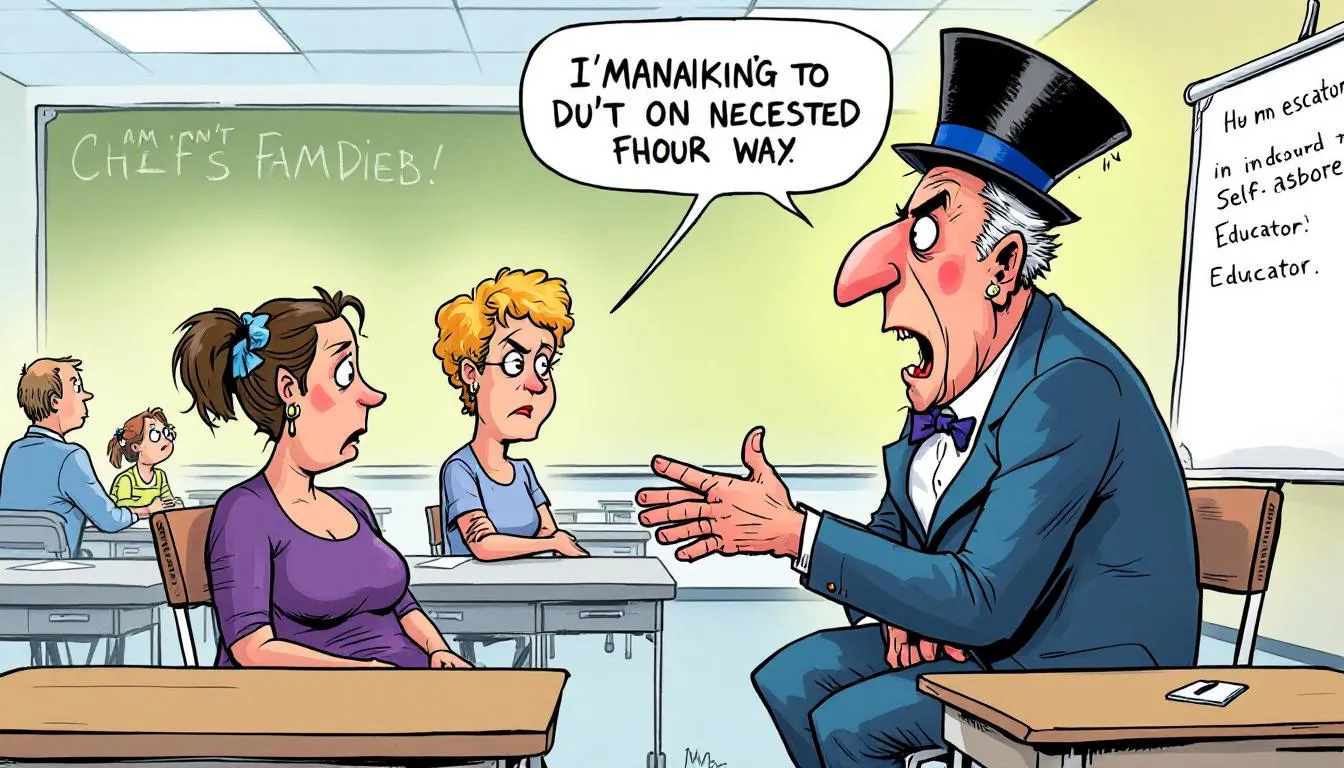 Parents discussing strategies to support their child facing challenges at school.