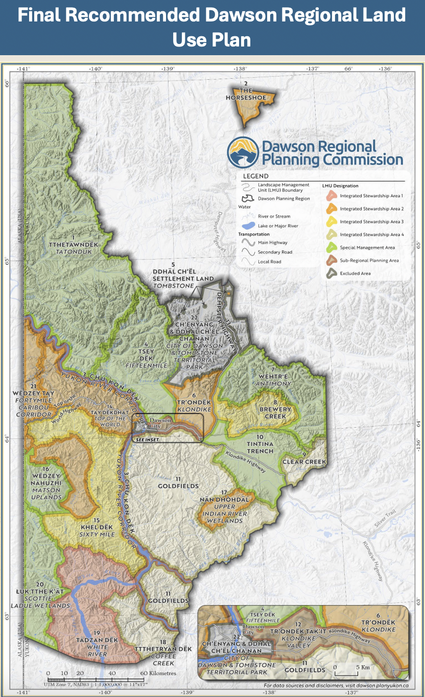 Final Recommended Dawson Regional Land Use Plan Map 