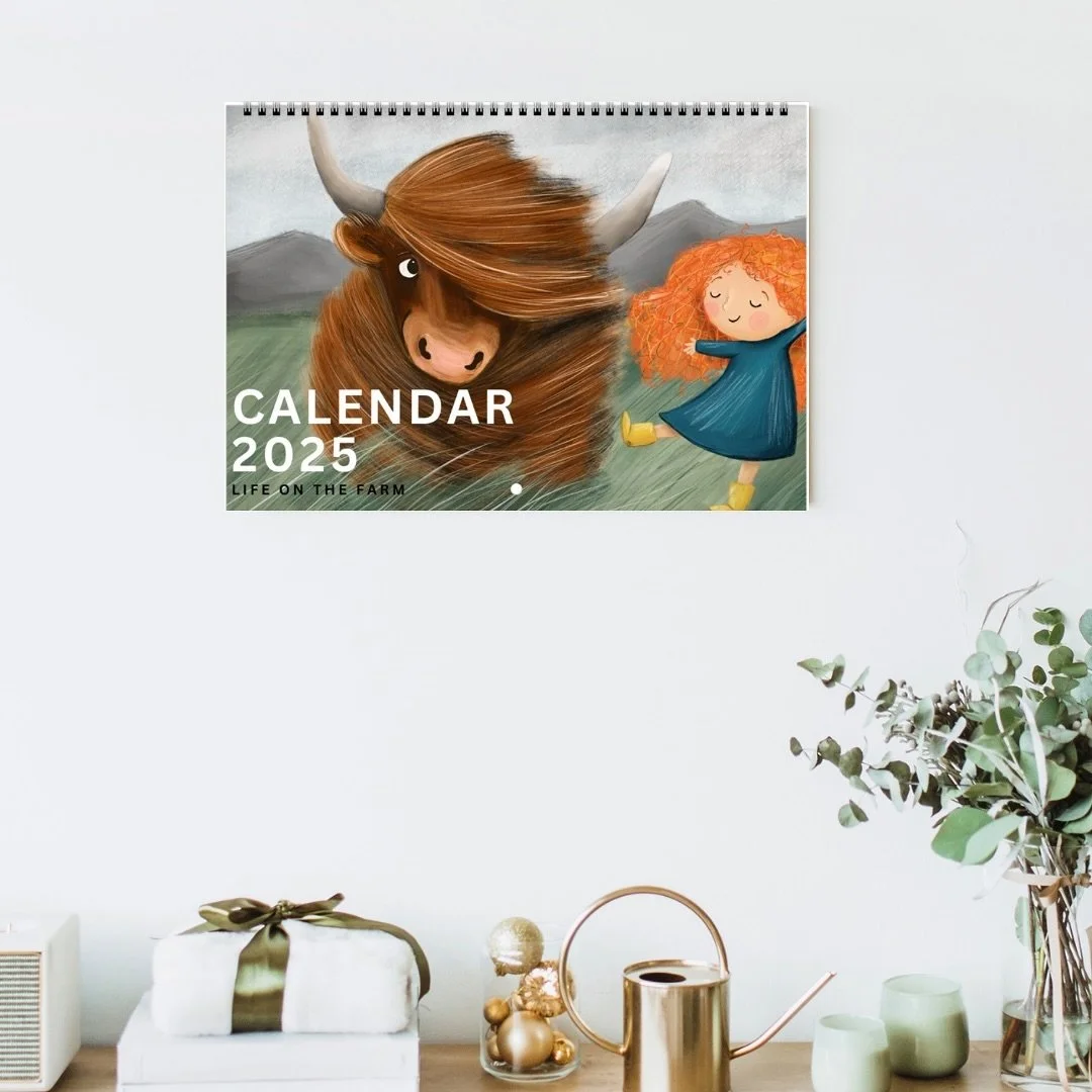 Make 2025 magical! 🌟 My illustrated calendar is perfect for organizing your family&rsquo;s plans or gifting to an art lover. Available now until December 30!
Order today to secure yours!

.
.

#IllustratedCalendar
#2025Calendar
#WhimsicalArt
#Childr