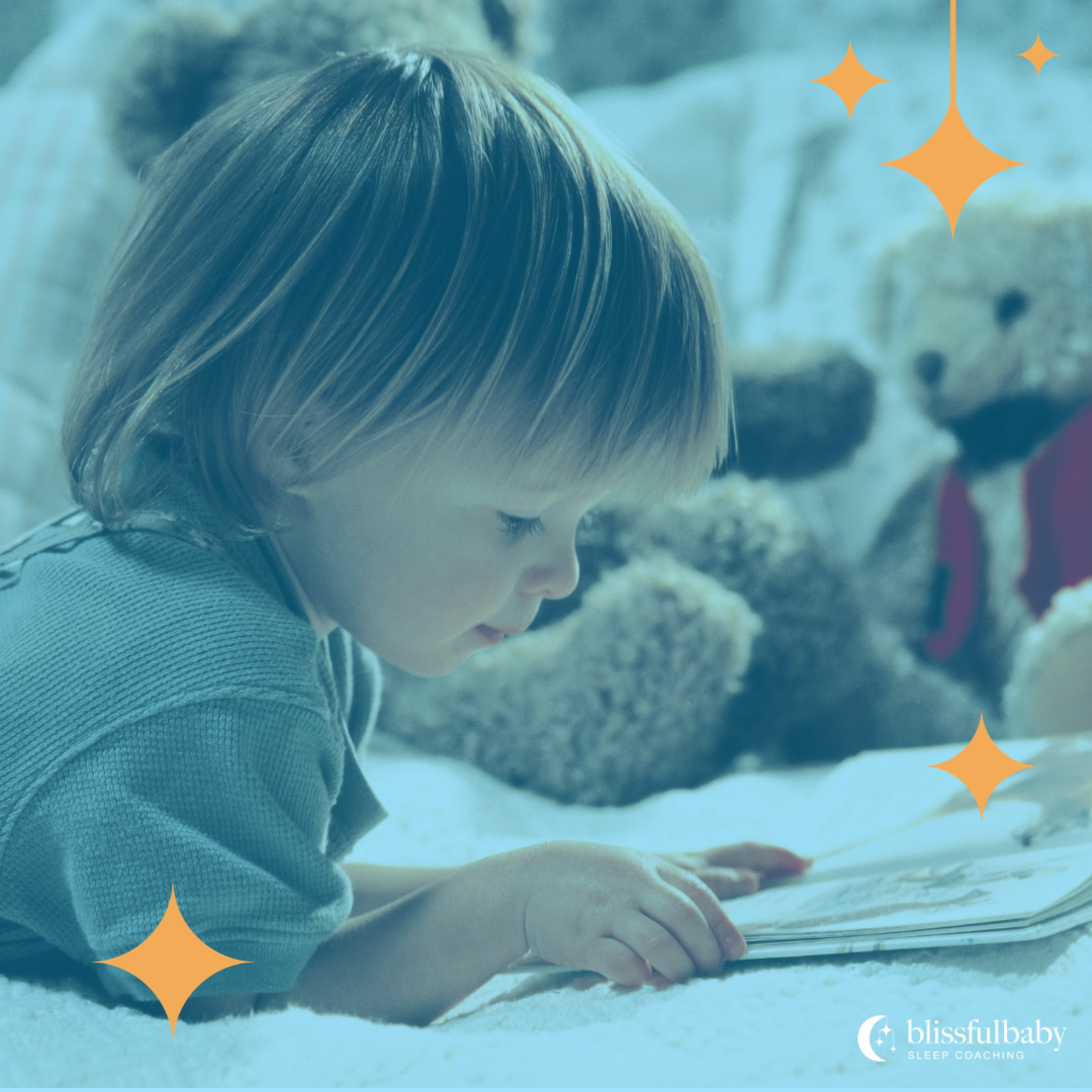 Toddler reading quietly during rest time instead of napping