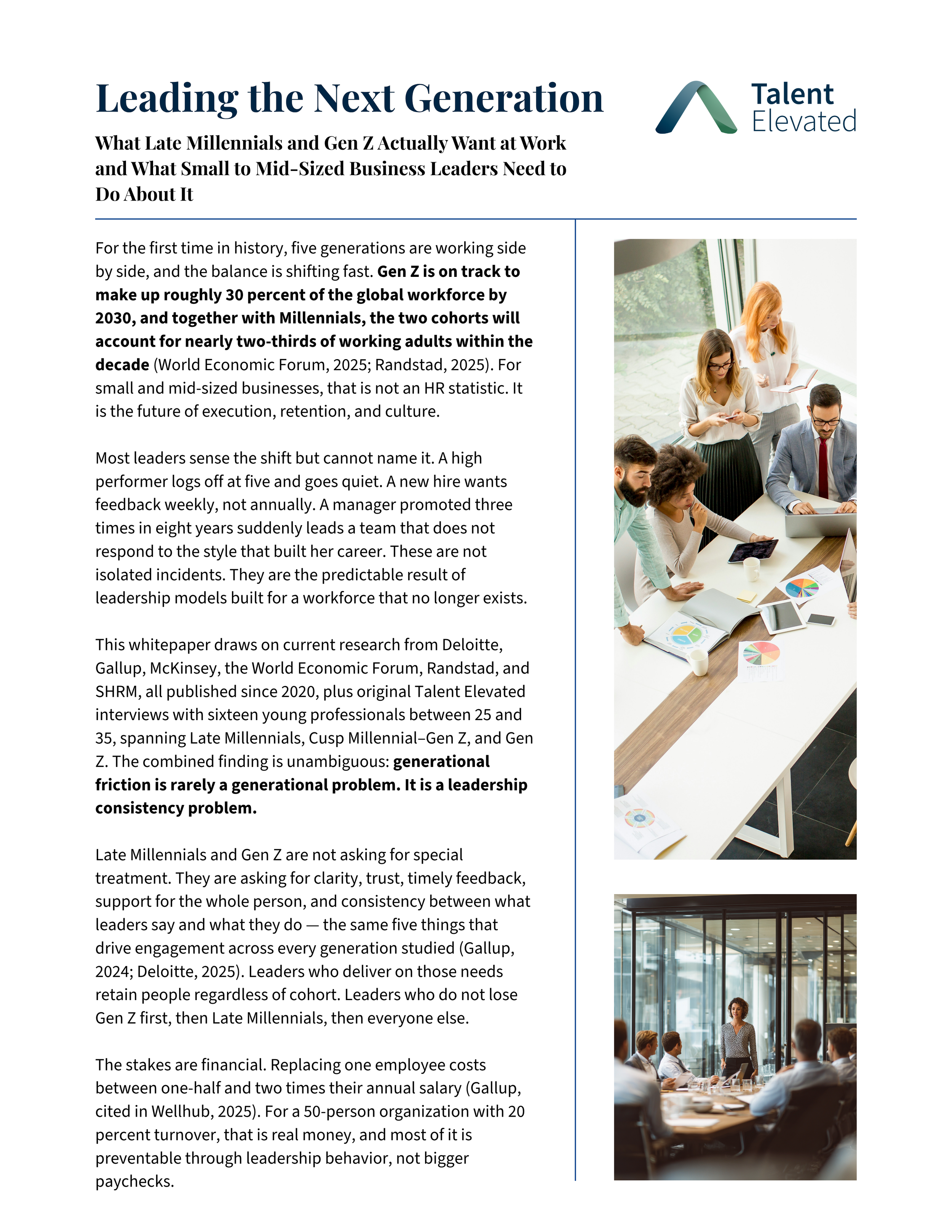 Whitepaper: Leading the Next Generation