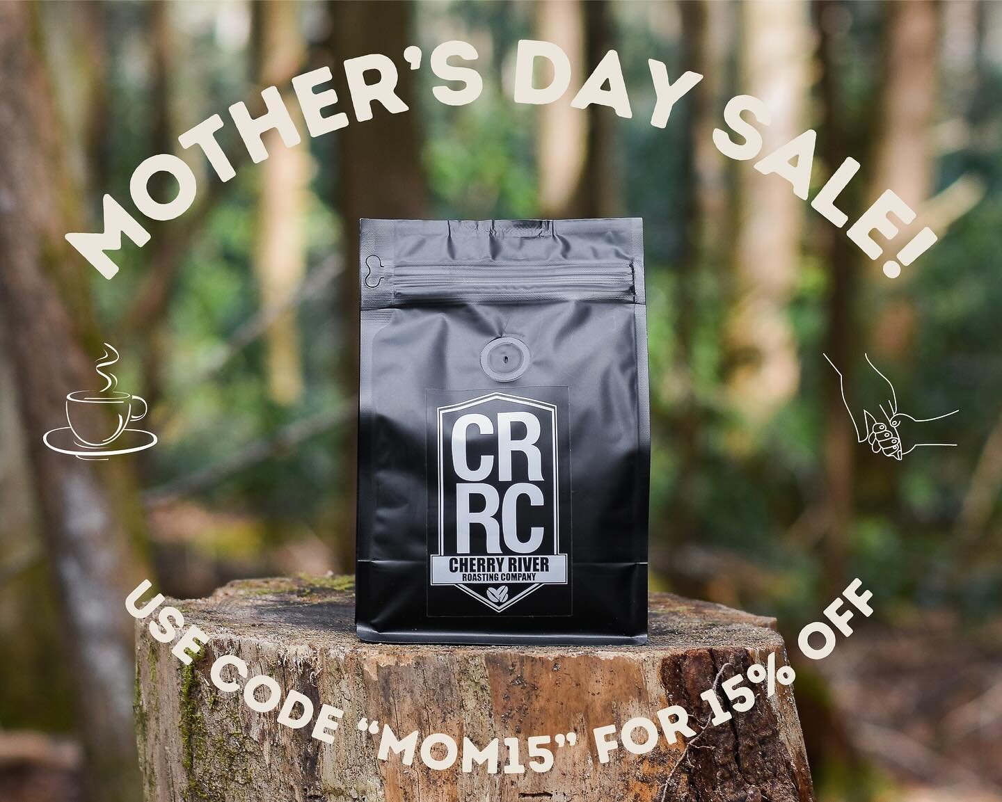 Celebrate Mother&rsquo;s Day by using our code &ldquo;MOM15&rdquo; to get 15% off on your online order! Code is valid until Sunday, May 12th at 11:59 PM. 

Give your mom the gift of coffee to start her day off right! ❤️☕️
.
.
.
.
.
.
#visitrichwood #