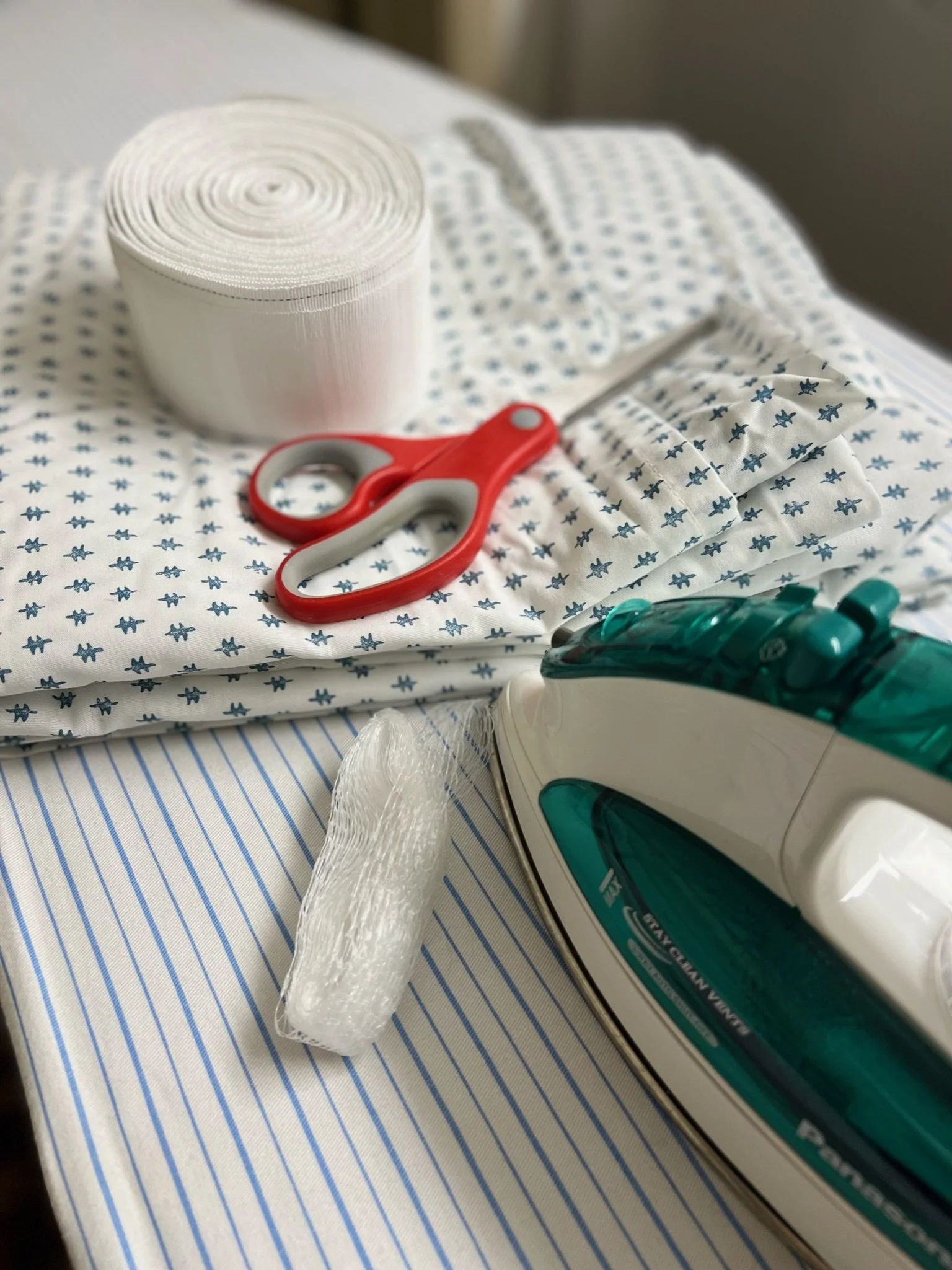 Easy Sheet to Shower Curtain Hack