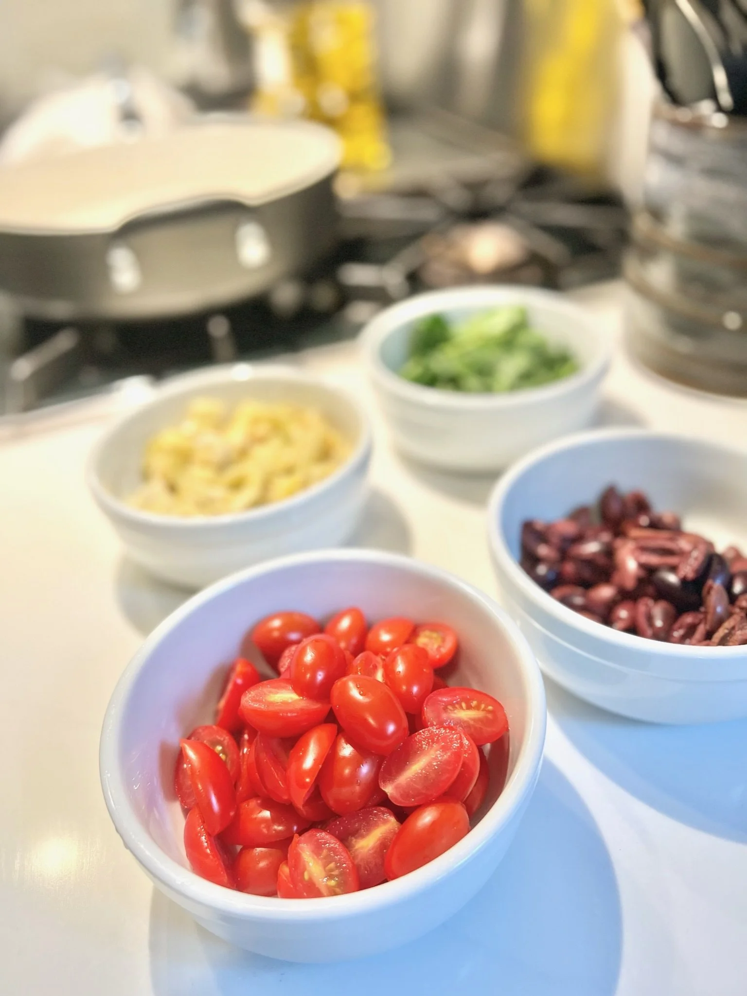 Easy 15 Minute Greek Pasta