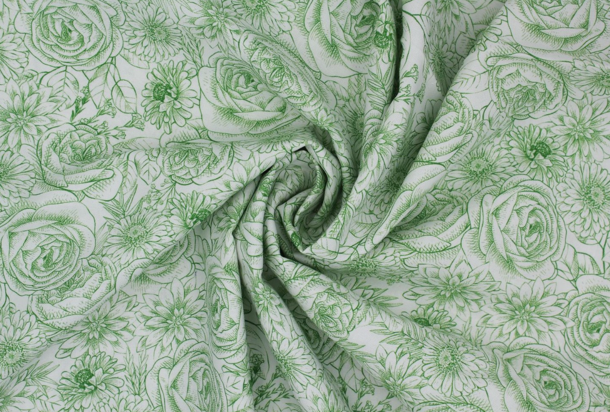Timeless Toile Green