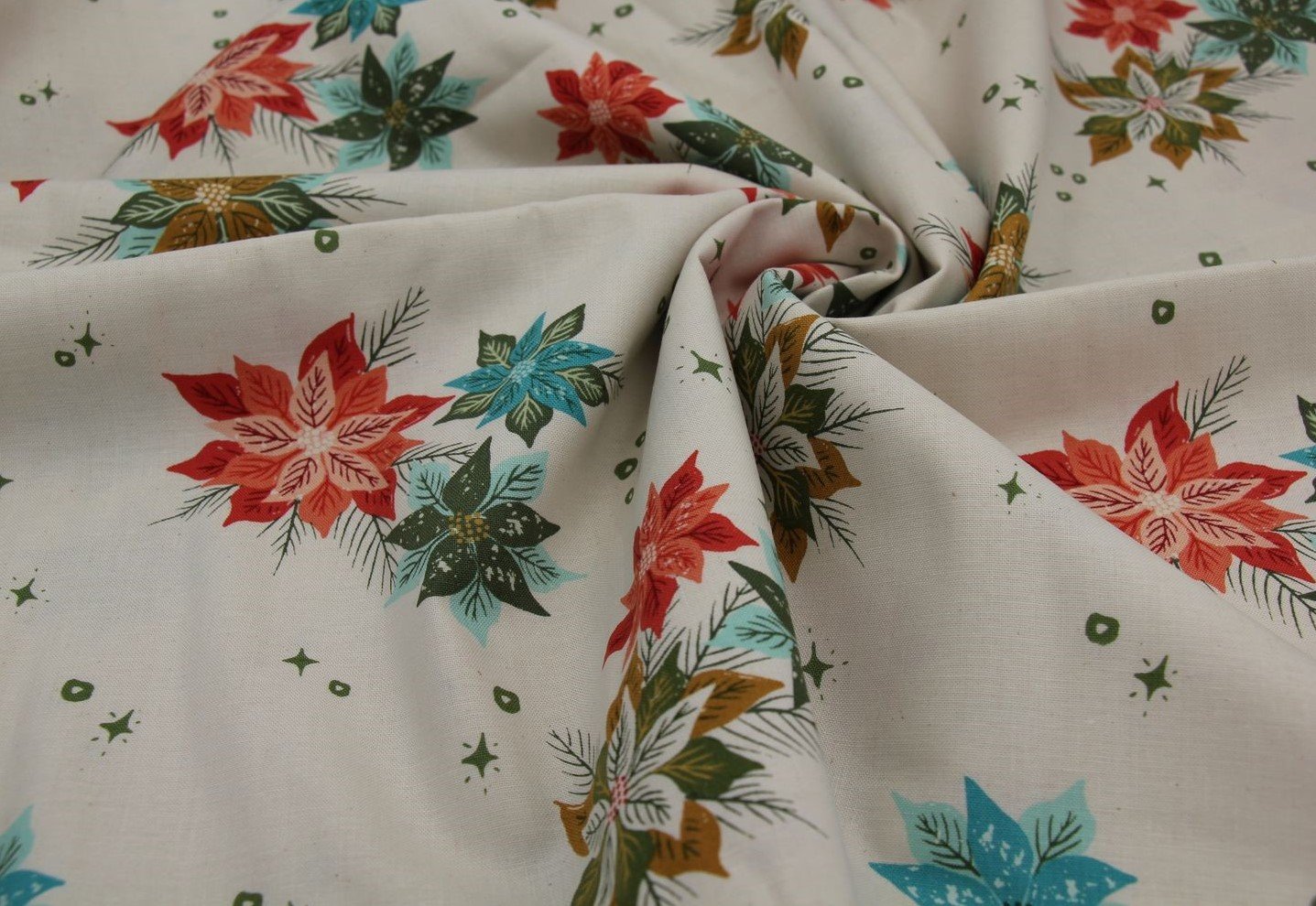 Gilet Noël/Pull De Noël Motif Poinsettia (Rose De Noël) - Taille XL - Occasion