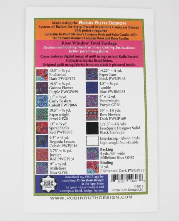 Quilt pattern “Stars Over Atlantis” by Robin Ruth Design using booklet ...