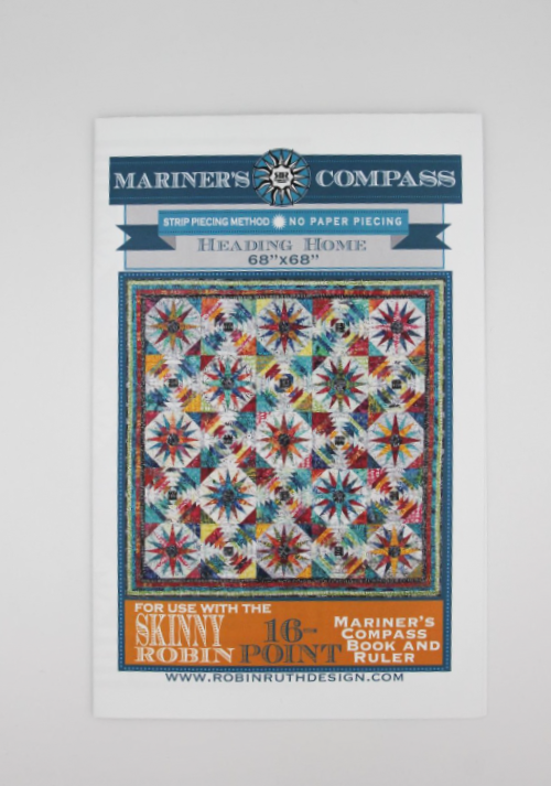 Quilt pattern “Stars Over Atlantis” by Robin Ruth Design using booklet ...