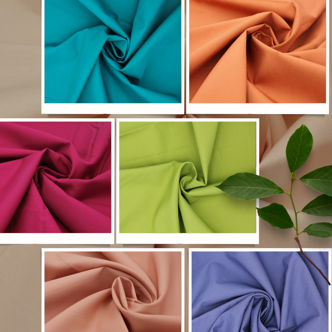 Couleur : plutôt tissus imprimés ou tissus unis ?