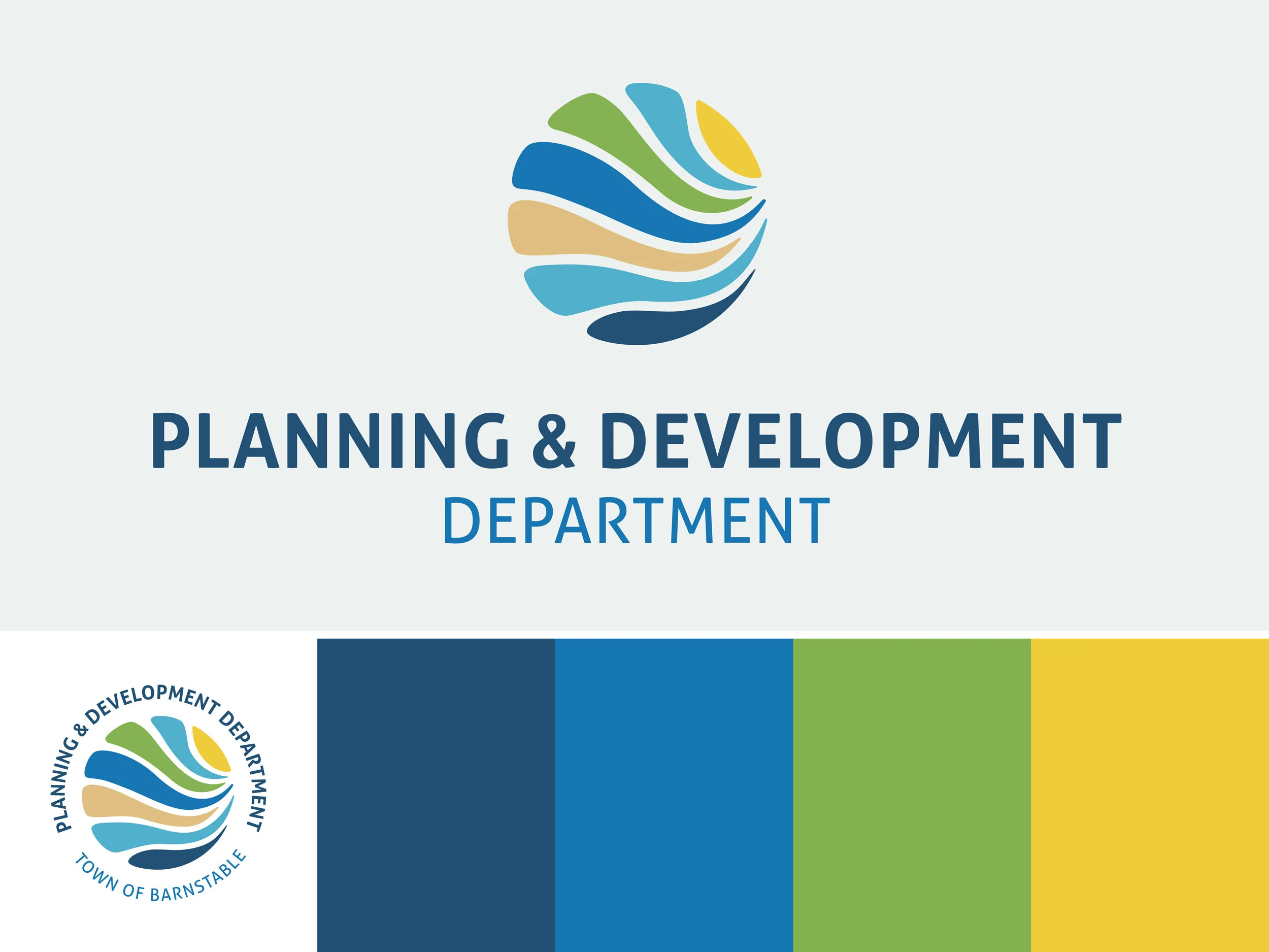 The Planning & Development Department of the Town of Barnstable focuses on community development, comprehensive planning, economic development, arts & culture, and regulatory review. They needed a brand that reflected the bold and dynamic perspective