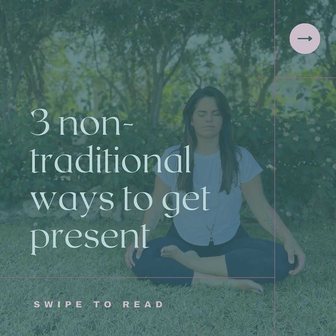 Hot take: you don&rsquo;t have to meditate in lotus pose with your hands in a mudra to get present&hellip; 😏⁣
⁣
𝘗𝘳𝘦𝘴𝘦𝘯𝘤𝘦 is just a moment to slow down&hellip;⁣
⁣
To do ONE thing at a time.⁣
⁣
We don&rsquo;t ACTUALLY get more done when we do 