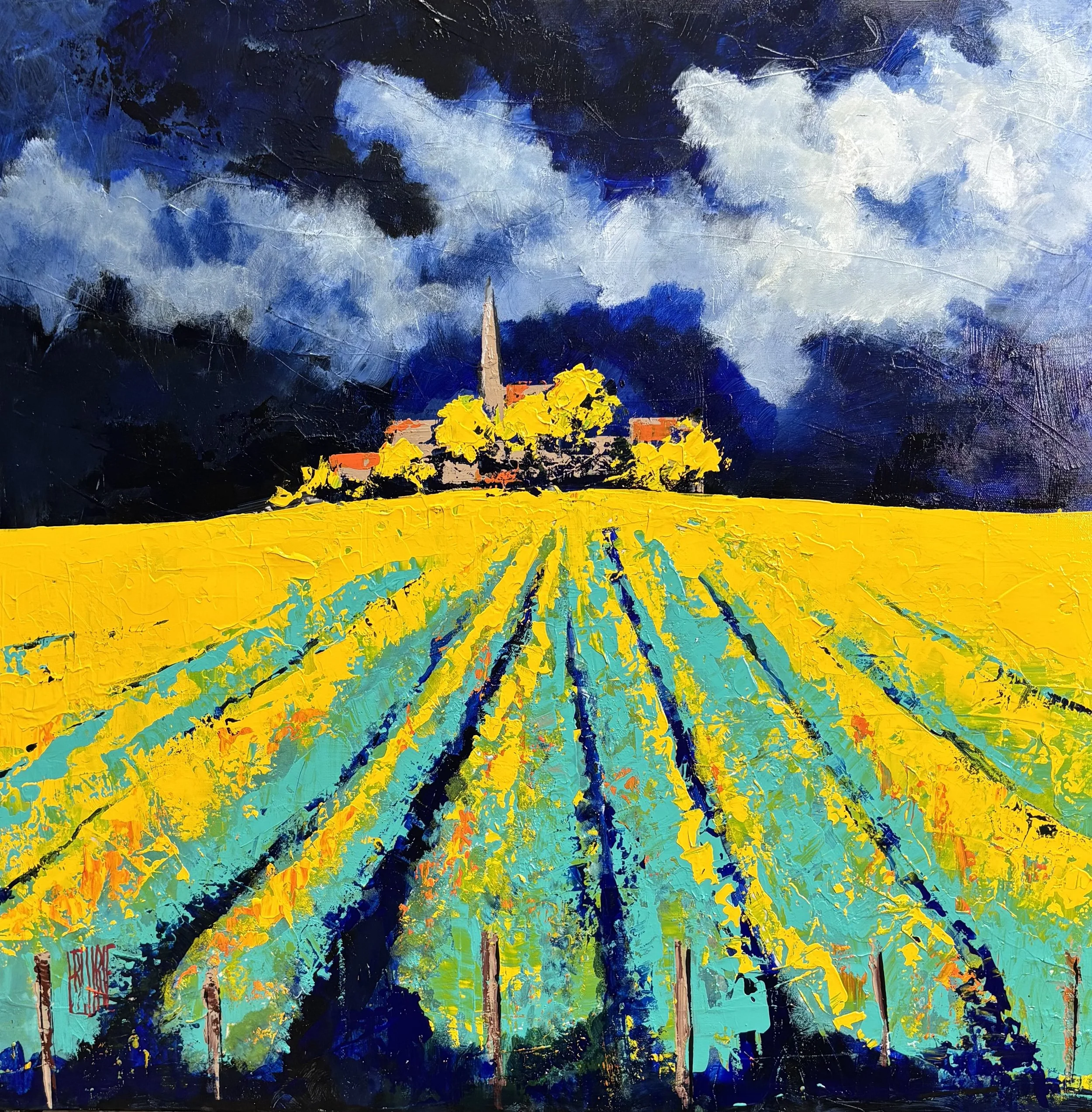Apres Les vendages | 80x80 