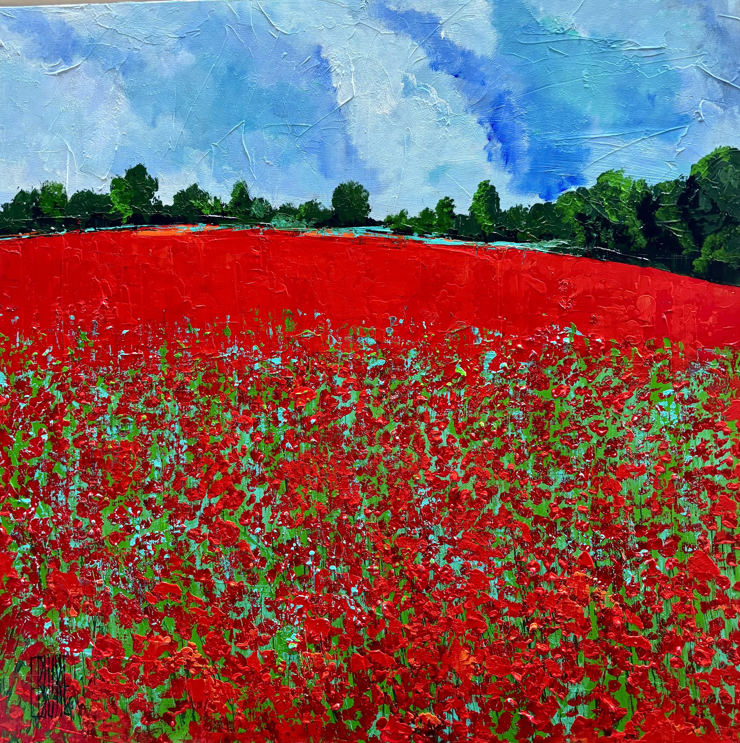 La Colline aux coquelicots | 80x80 | £4250