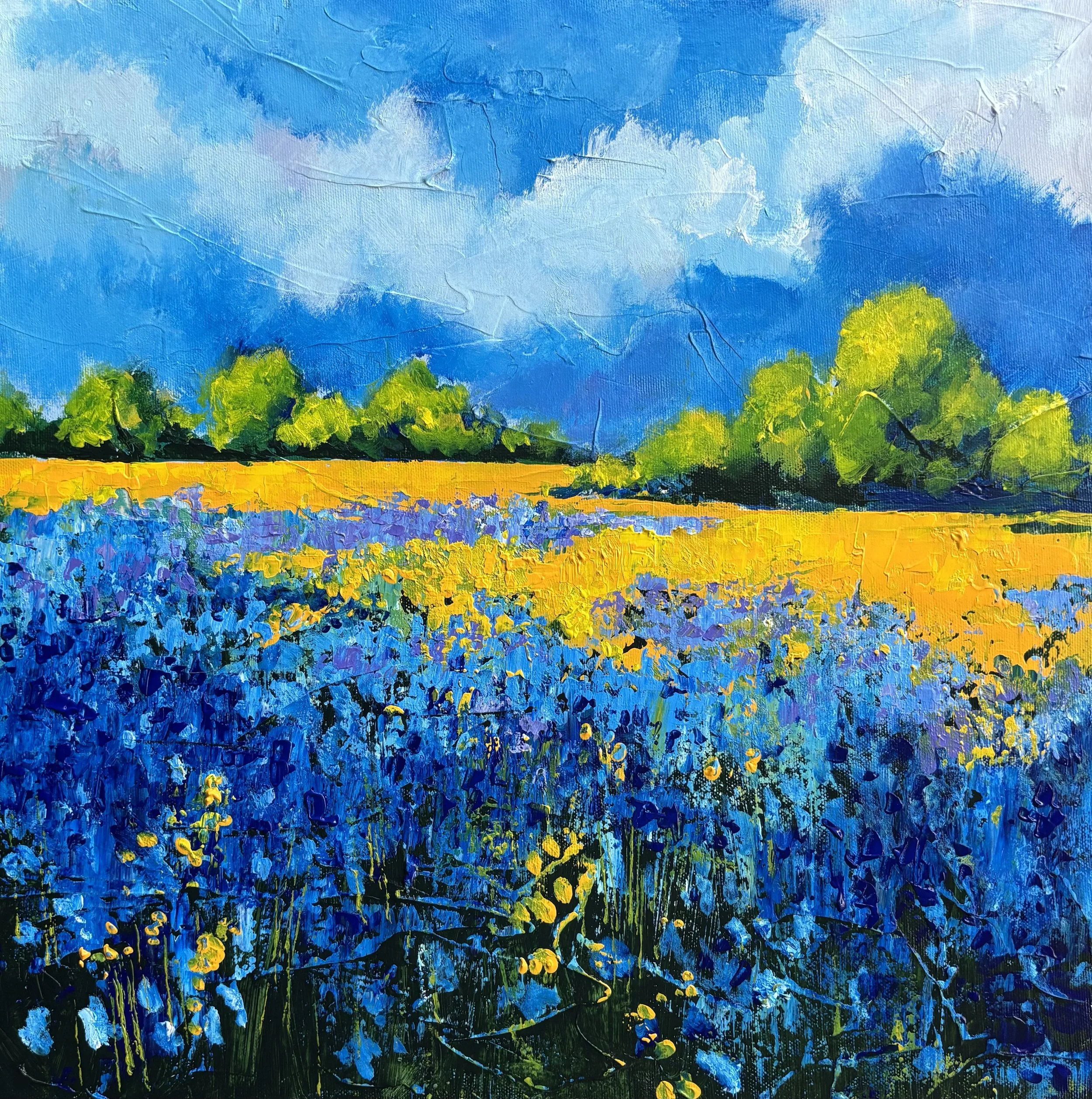 Les bleuets | 50x50 |  £2025