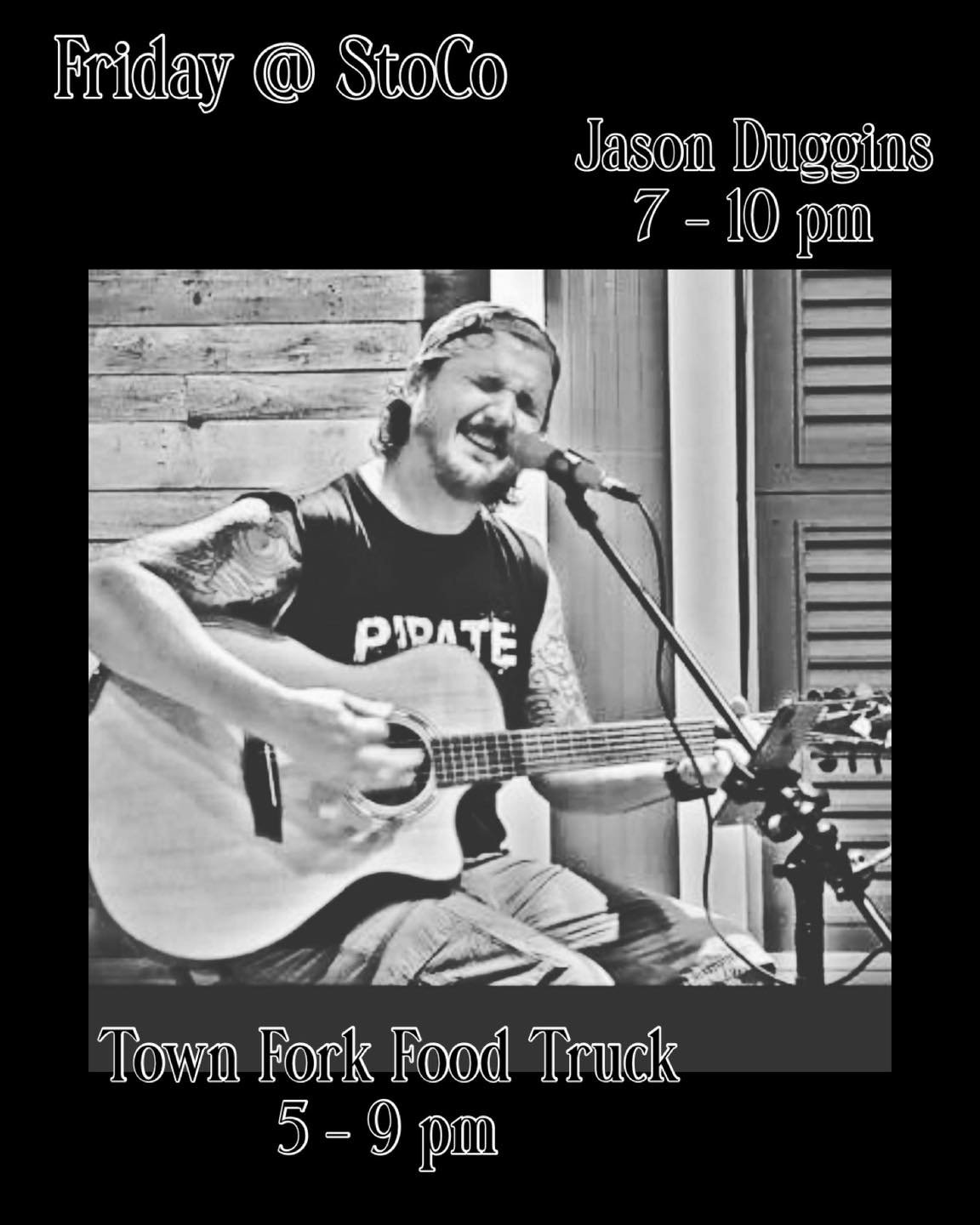 It&rsquo;s Friday! This weekend is going to be extra good! Coffee is on for an extra pep in your step, Jason Duggins Music is jamming tonight, delicious Town Fork Mobile Kitchen is serving dinner and drinks are chilled! Sounds like a great start to t