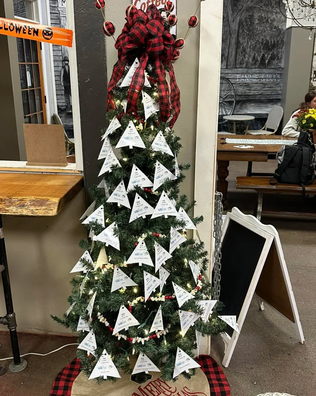 🎄It&rsquo;s &ldquo;Seeds of Hope&rdquo; Angel Tree time!🎄 Our little Christmas tree is filled with needs for children in foster care in Stokes County. Help fulfill a Christmas wish for a child in need! It&rsquo;s easy: choose a tag, shop for the it