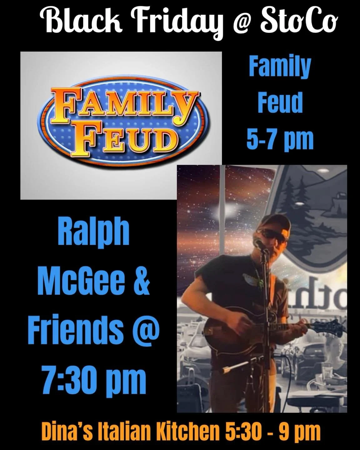 Hello, Black Friday!!🎉 We hope everyone had a wonderful Thanksgiving! Coffee is ready for you today while you shop with Carolina Creek Boutique!🛍️

Fun evening ahead as we try something new! Bring the family, or friends who are like family, and com