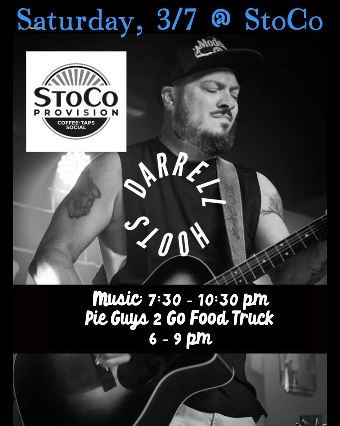 ☀️It&rsquo;s a beautiful Saturday to get out and play!! Come join the fun tonight with delicious dinner with JJ's Cuban Kitchen and jam with Darrell Hoots Music. 

Don&rsquo;t forget to Spring forward tonight! Cheers to more daylight!!☀️🍻