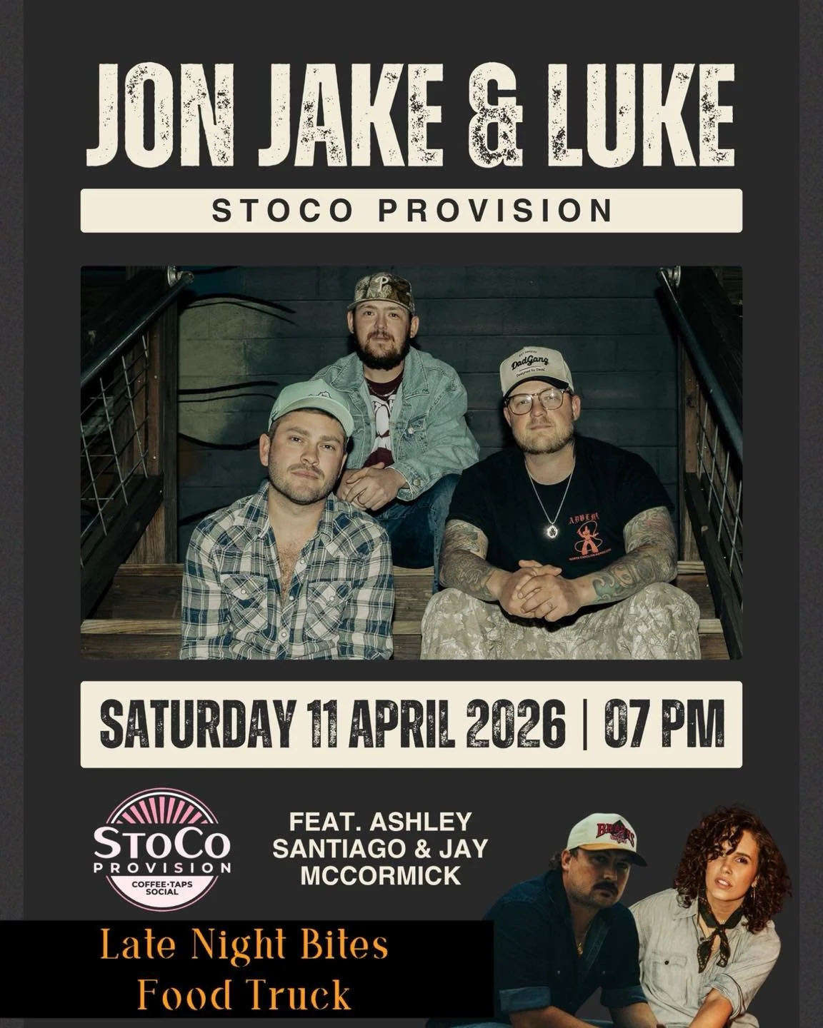 Saturday!! Let&rsquo;s go! Coffee is on and waiting for you!☕️

It&rsquo;s going to be a great day! 🎉Parking lot party 🎉 tonight with @jonny_mont , @jacobvaughanmusic and @lukecopemusic and special guests opening up for them.

Be there early to enj