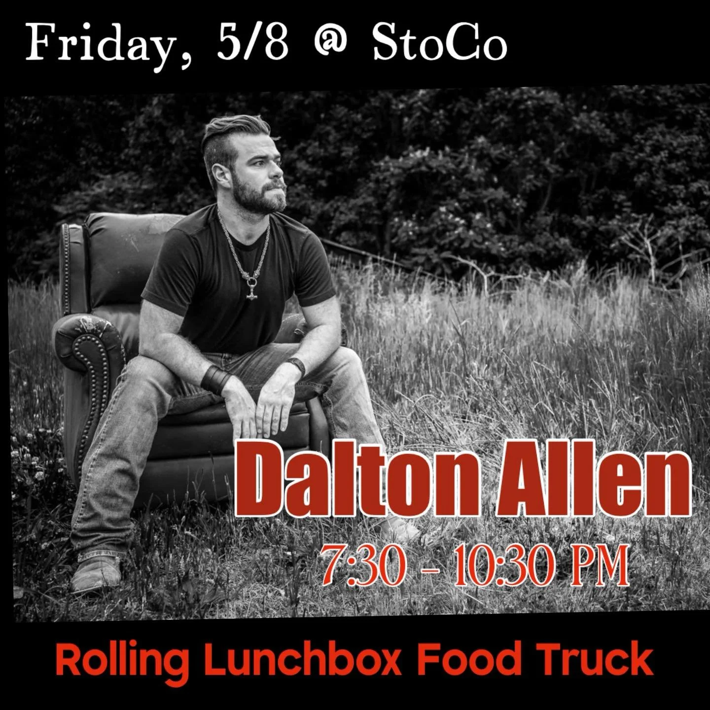 🌸Mother&rsquo;s Day weekend is almost here! Treat her to a gift card from StoCo Provision!🌸

And bring her out for some great music this weekend! 
🎸Friday, 5/8:  Daltons Allen and Rolling Lunchbox
🎸Saturday, 5/9: Darrell Hoots Music and sliders

