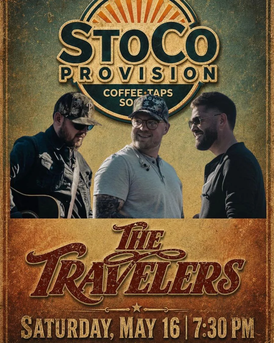 Saturday!!! Going to be a beautiful day to celebrate all the good things!

Join us tonight for easy listening with The Travelers!! Delicious dinner with Drift Along Pizza Co. and cold drinks!! 

Cheers y&rsquo;all!!🍻🎉
