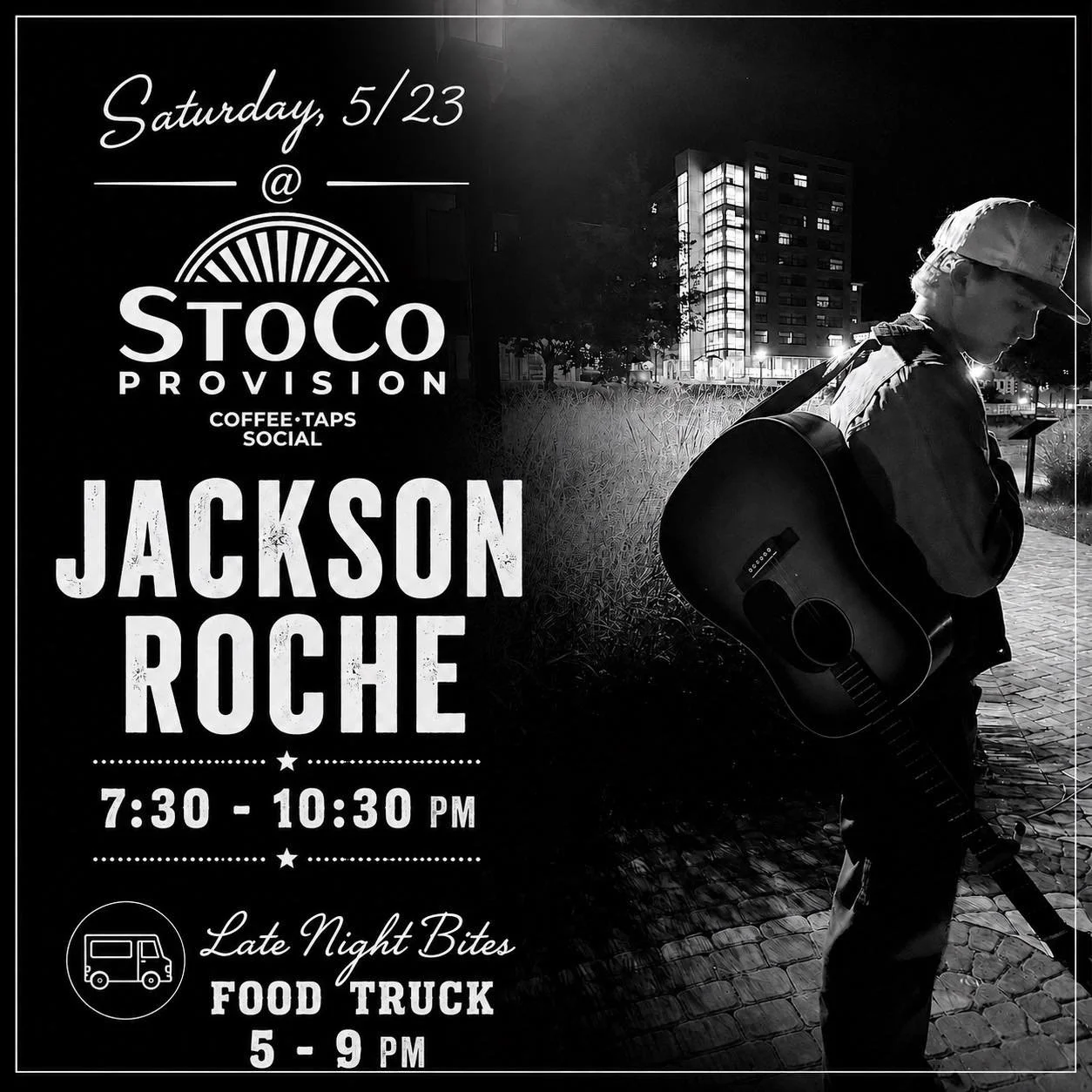 Hello, Saturday!!🇺🇸🎉
Grab a coffee with us to help you power through the day! Then come back tonight to relax and enjoy!

Local App State college guy, Jackson Roche, @jroche0420 is home for the summer and ready to jam! Late Night Bites food truck 
