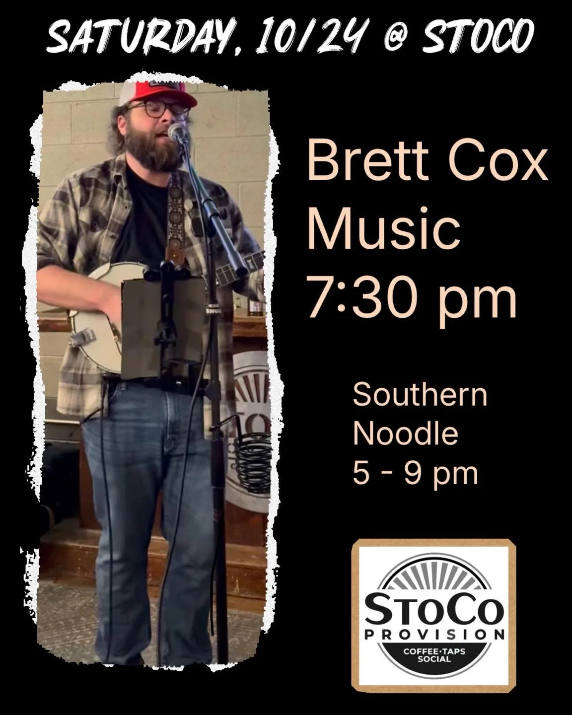 What a beautiful fall Saturday! Grab a coffee and get out and play!🍁🎉 Football in all afternoon! 🏈

Join us tonight for delicious The Southern Noodle for dinner and local fave Brett Cox Music!

Make it a great day!!🍻