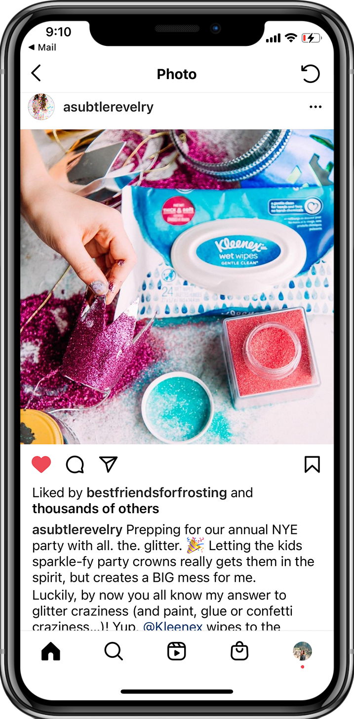 A Subtle Revelry Kleenex Wet Wipes