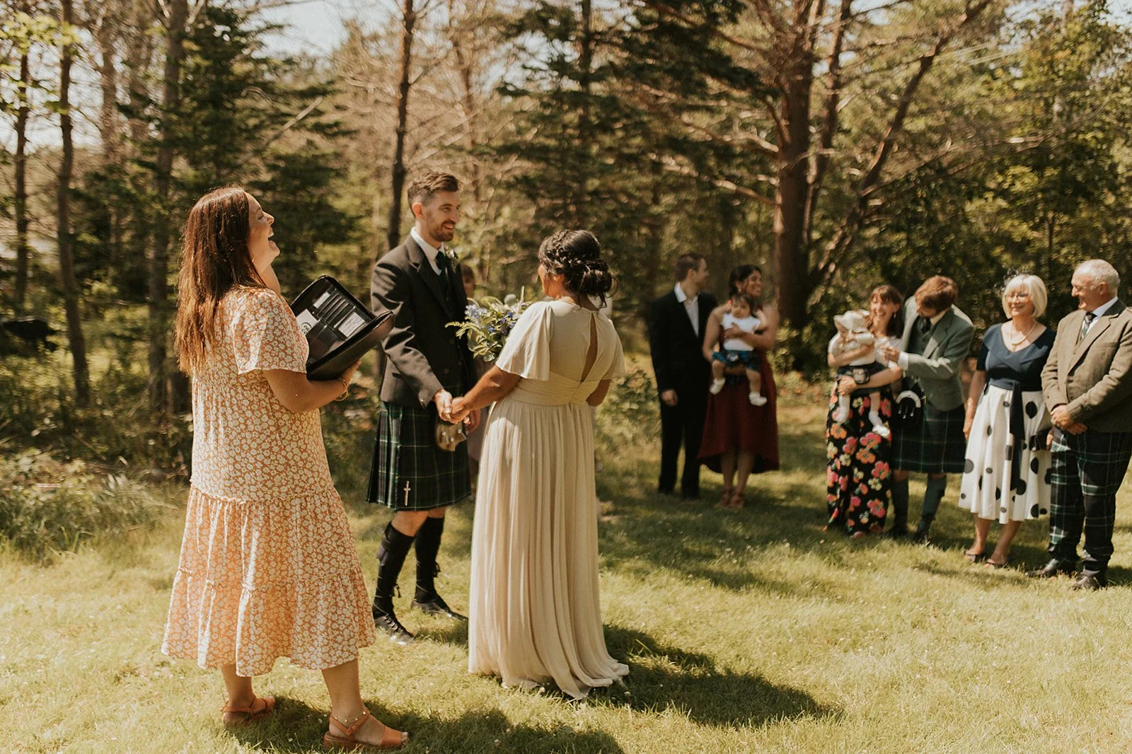 Micro wedding ceremony in Nova Scotia
