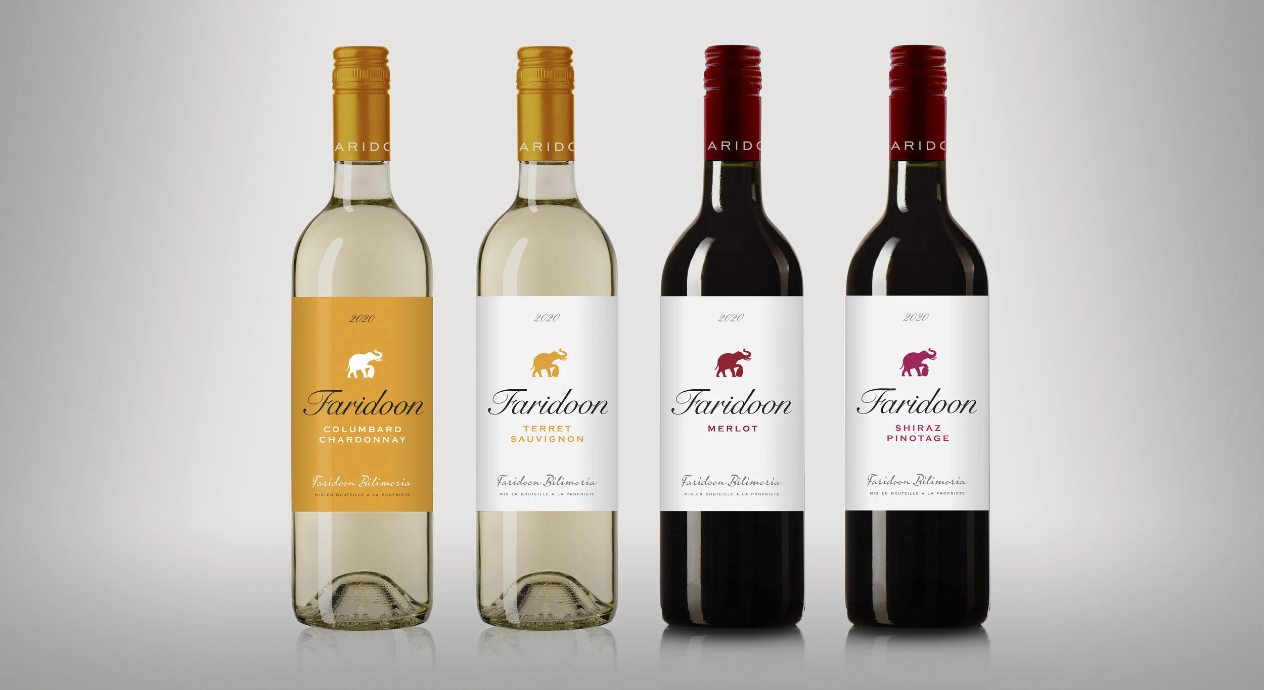 Faridoon – Branding and packaging a wine range for Indian food