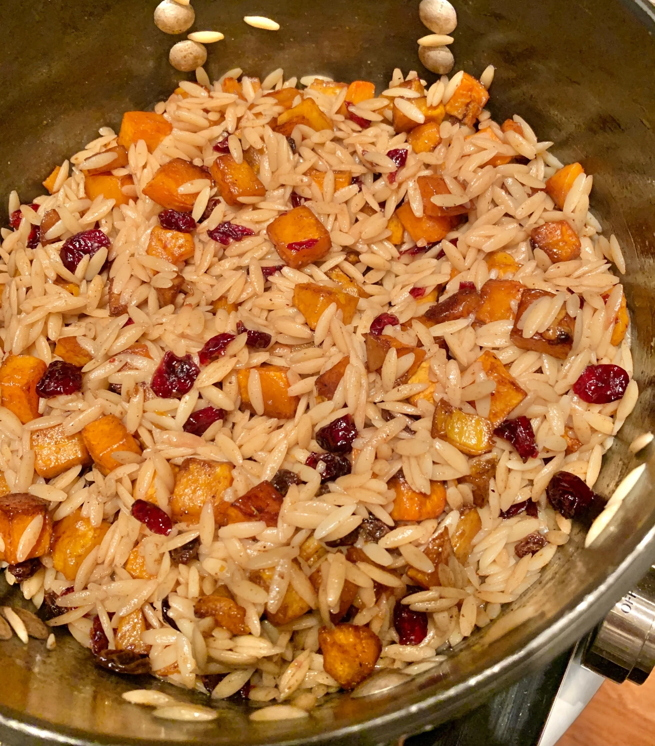 Orzo with Butternut Squash