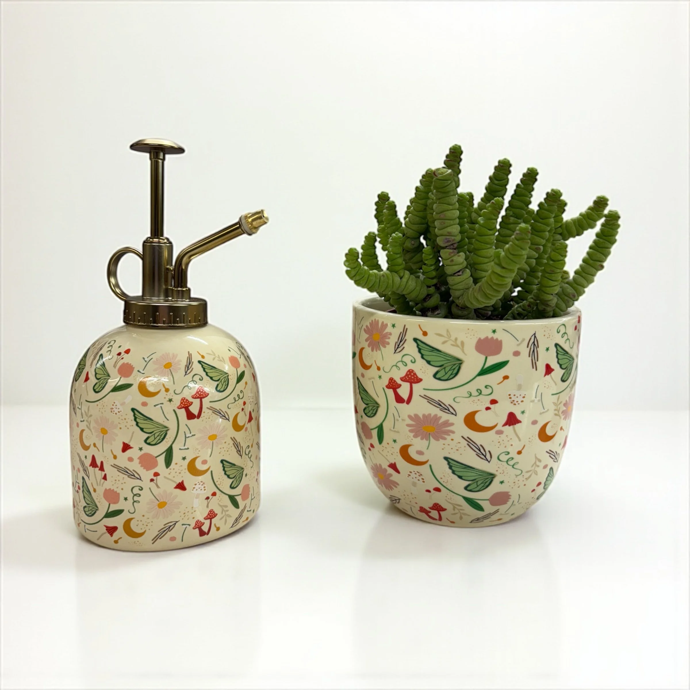 Houseplant mister & pot
