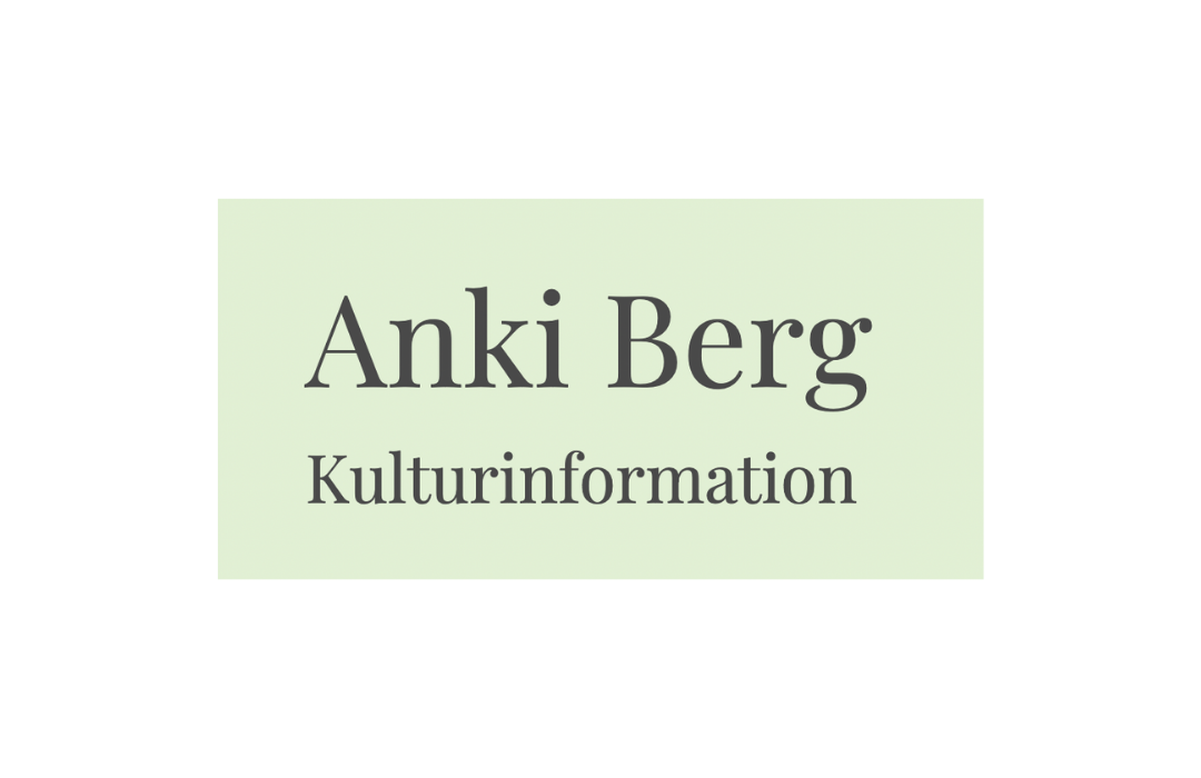 Anki Berg Kulturinformation