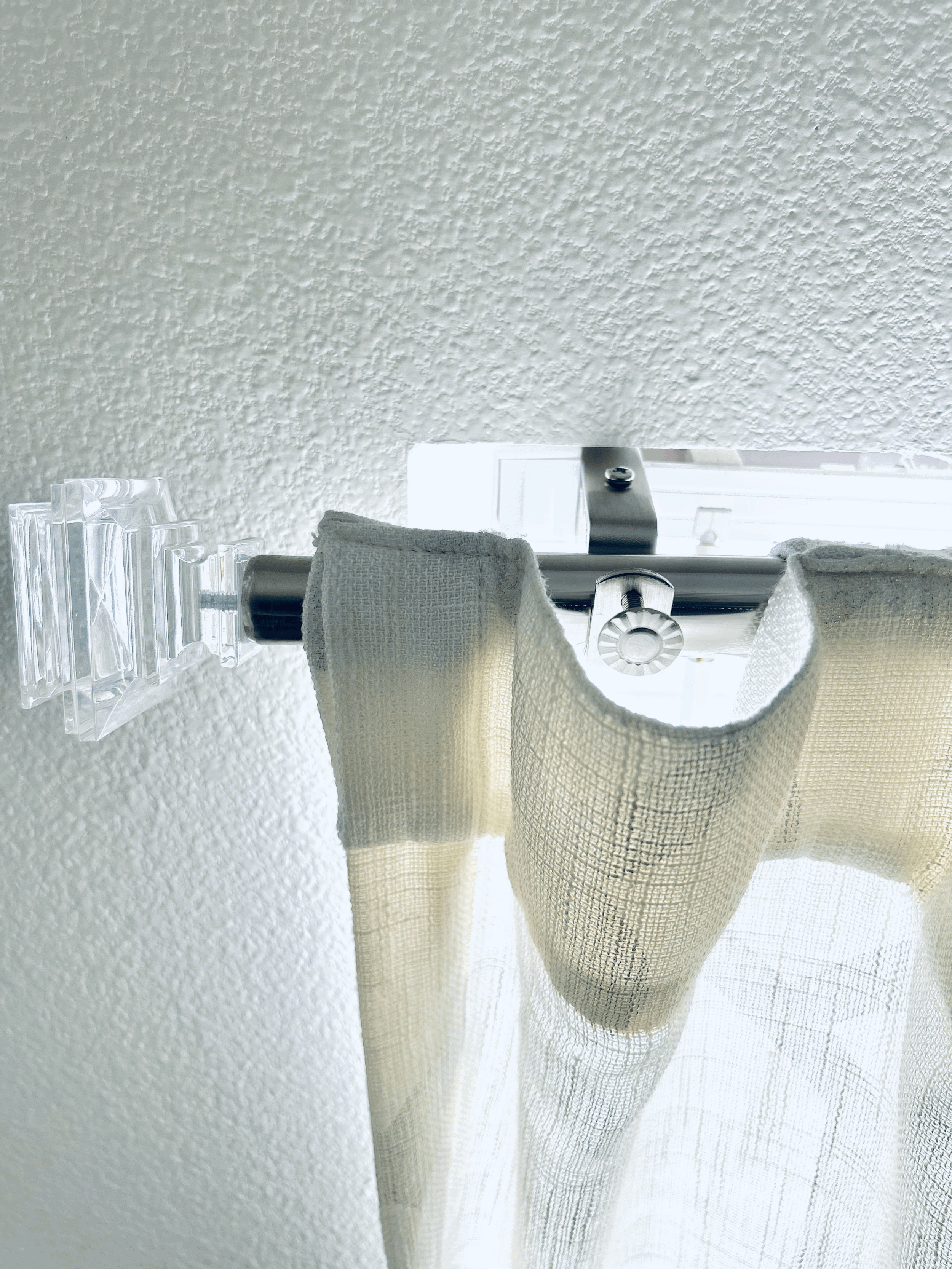 No drill mini bracket installation rental apartment blinds