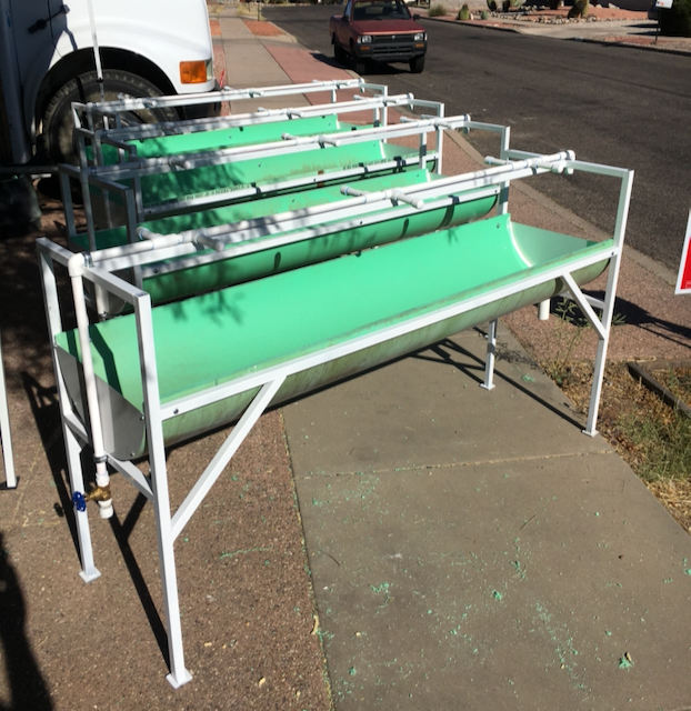A set of four finished stations, ready to donate to Tucson schools.
