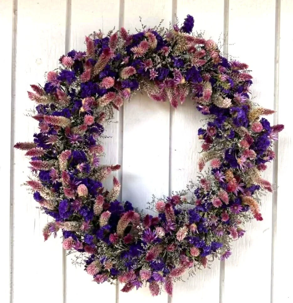 Purple and Pink - Large Wreath