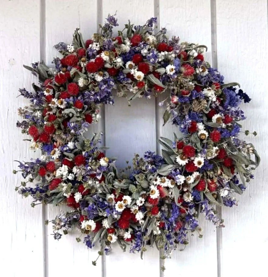 Red White & Blue - Medium Wreath
