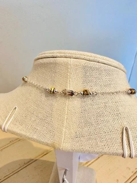 After:  the new and much sturdier clasp and closure.  
