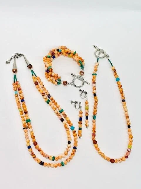 Completed redesigned pieces.  My client is overjoyed with the finished results and has shared that she is grateful to be able to finally enjoy and wear her various new jewelry.  