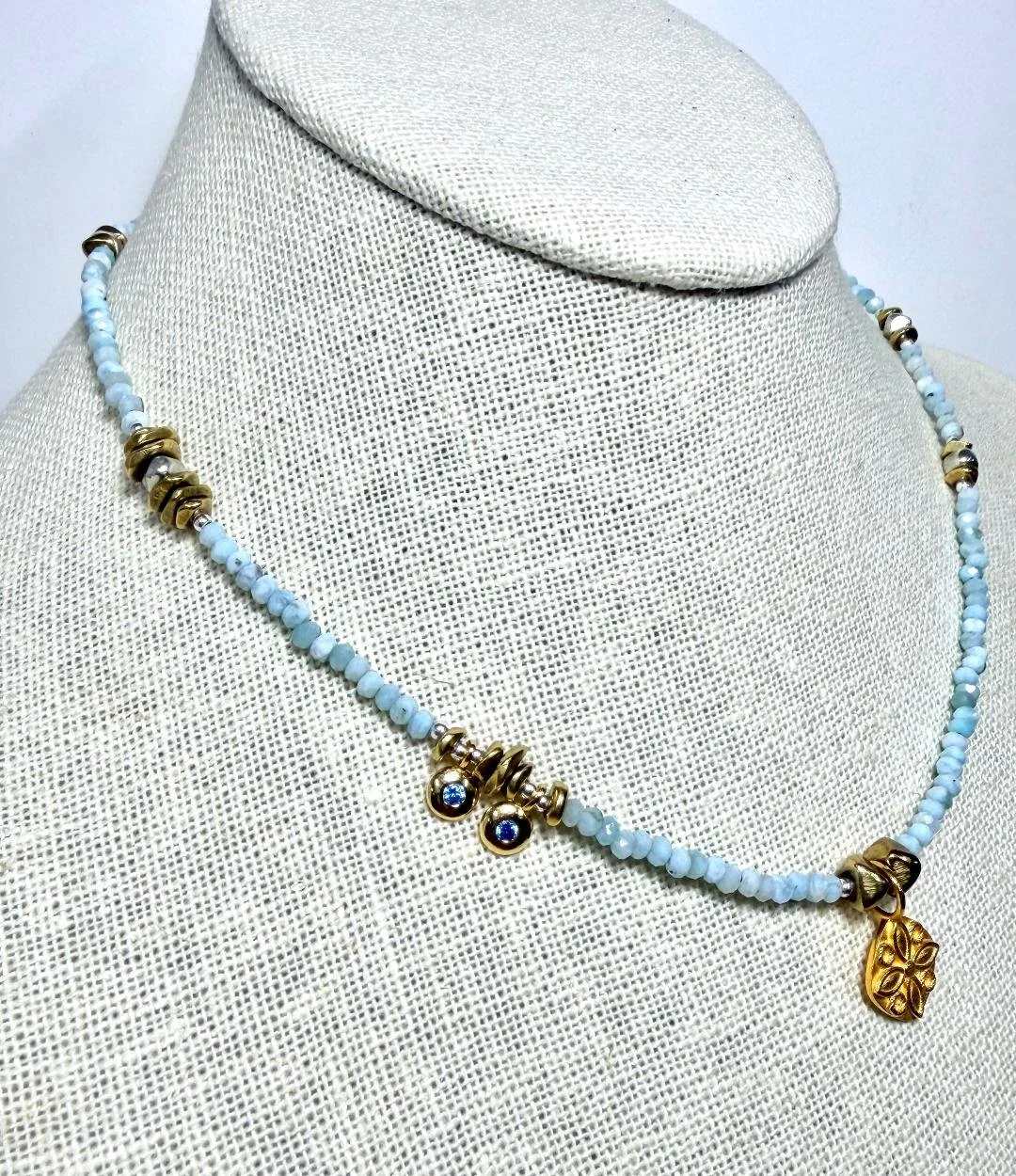 larimar everyday necklace number 2 w gold charms 2.jpg