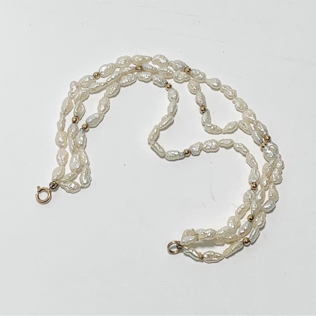 A client of mine had seen that I redesigned a rice pearl bracelet for someone else and reached out to inquire if I could do the same for her as she had similar, outdated jewelry that she was not wearing.  