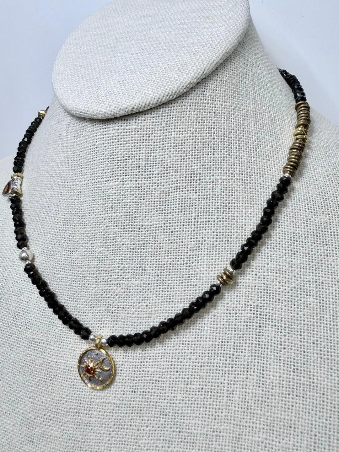 smoky quartz charm necklace celestial 7.jpg