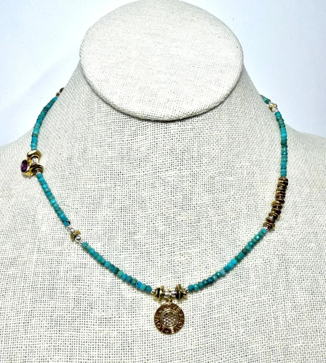 turquoise everyday necklace w love charm 7.jpg