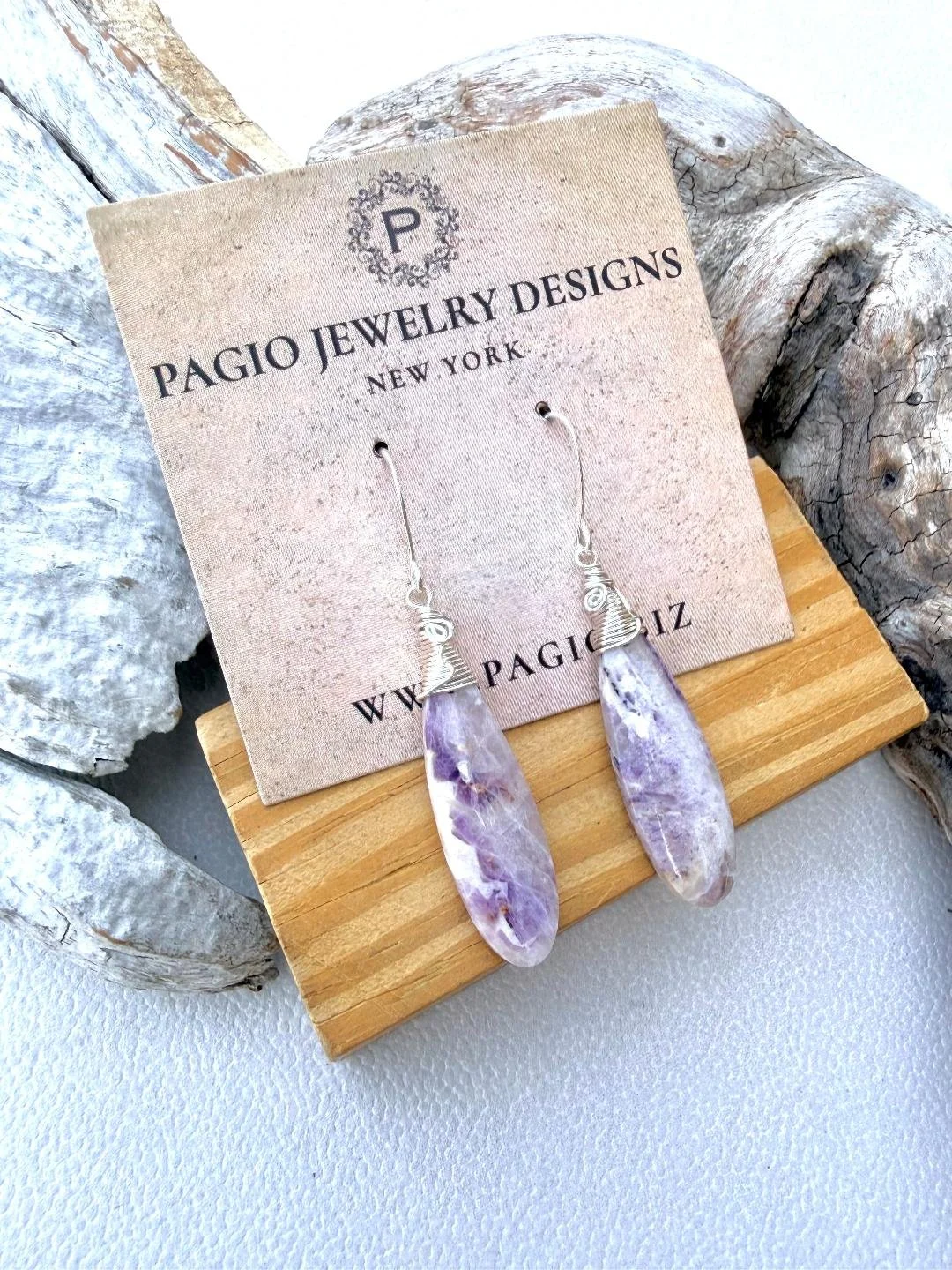 petrified purple fluorite earrings.jpg