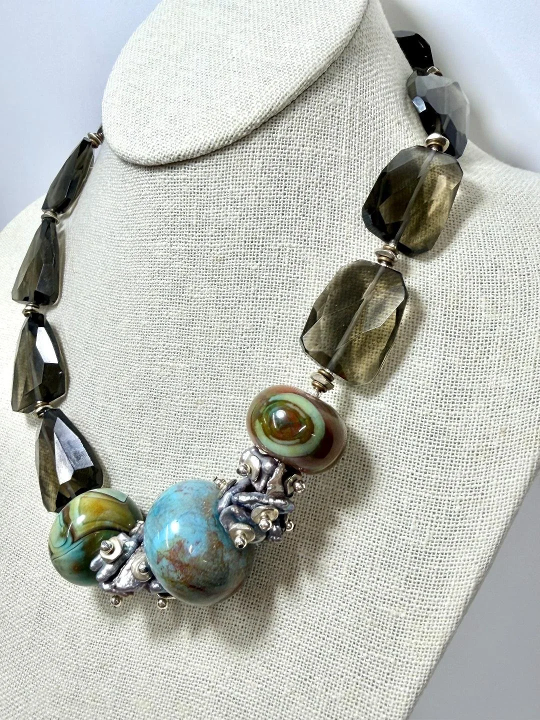 smoky quartz cluster necklace 3.jpg