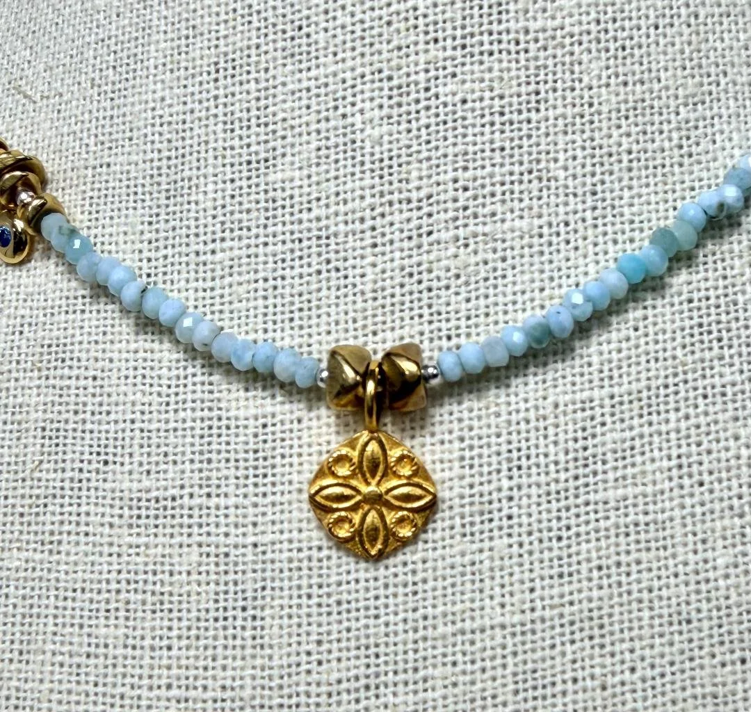 larimar everyday necklace number 2 w gold charms 4.jpg