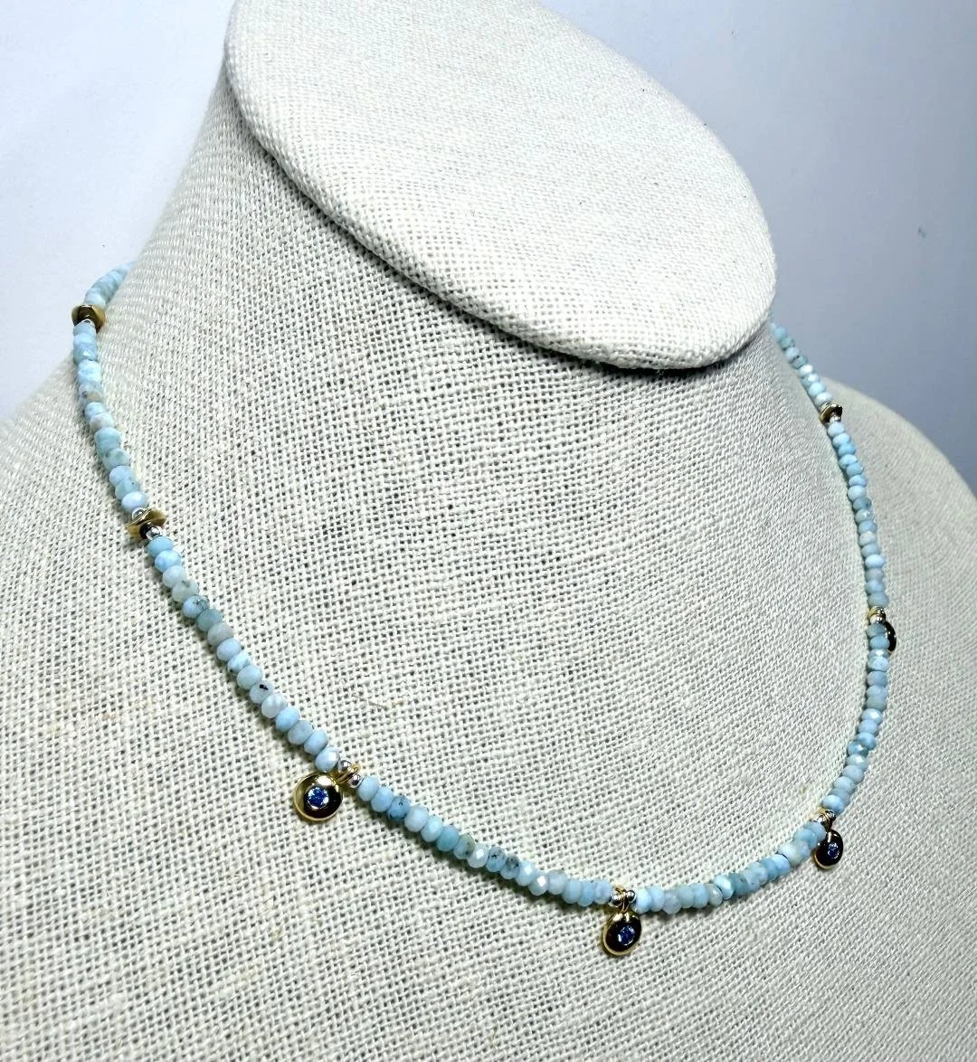 larimar everyday necklace w 4 topaz charms.jpg