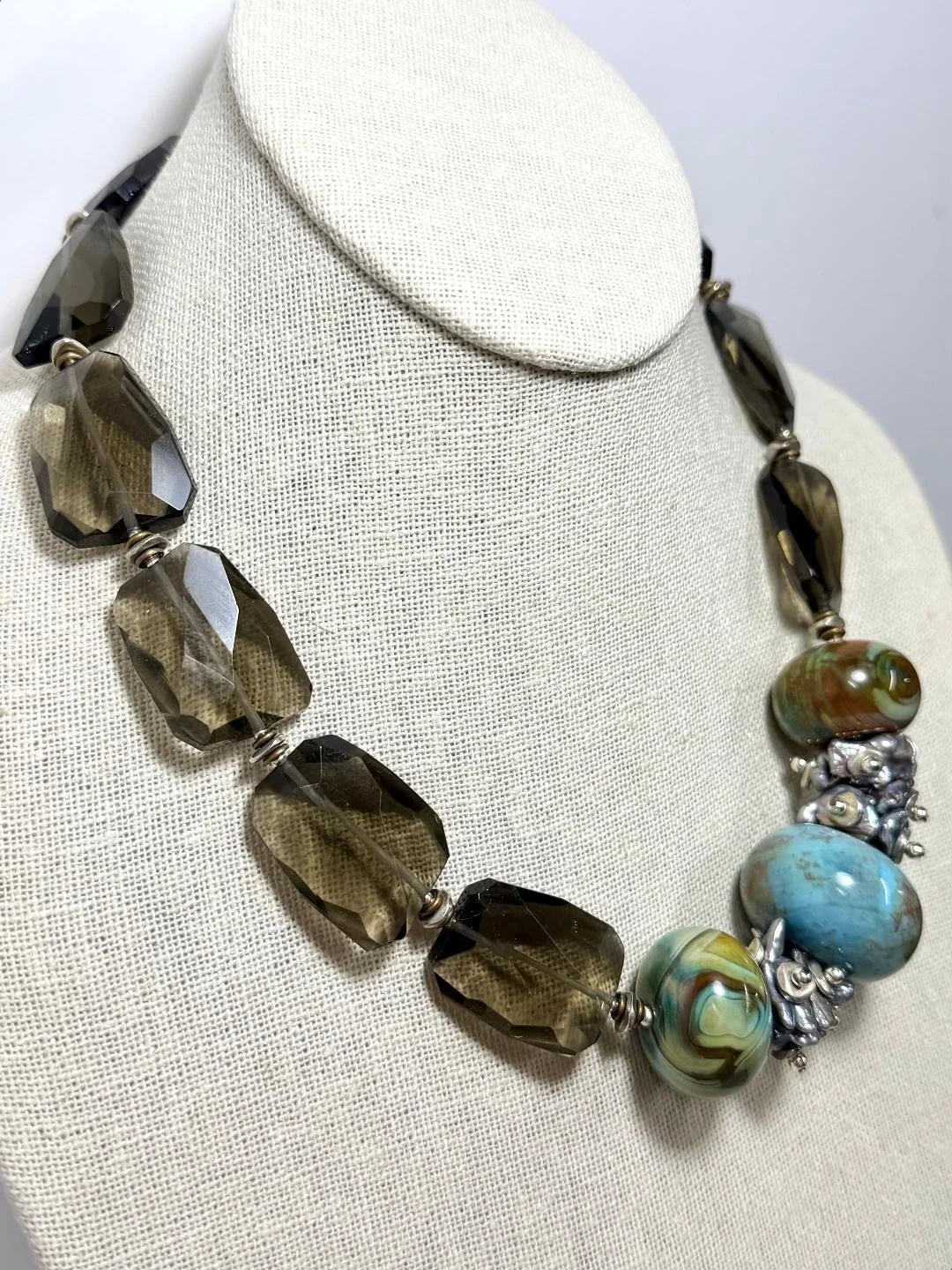 smoky quartz cluster necklace 4.jpg